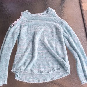 Pink Republic off the shoulders sweater.